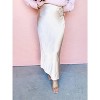 Women's Shift In Perspective Satin Maxi Skirt - In February - 3 of 3