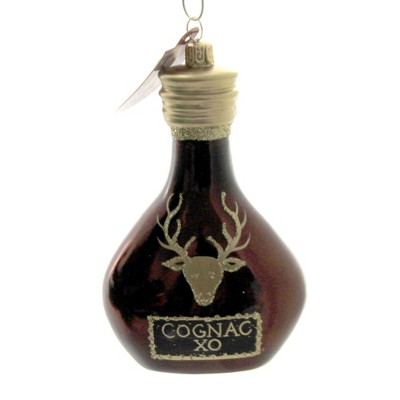 Holiday Ornaments 4.75" Xo Cognac  Bottle Fine Brandy  -  Tree Ornaments