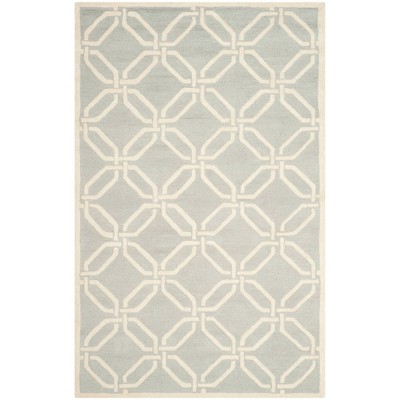 Bellina Textured Area Rug - Light Gray/Ivory (5' X 8') - Safavieh