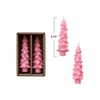 Unscented Tree Shaped Taper Candles, Boxed Set Of 2 - 2 of 2