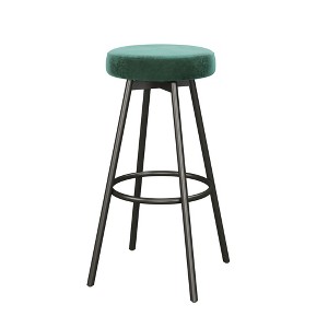 NicBex Dining Chairs Upholstered Chair Faux Velvet Bar Stool for Dining Table with Metal Base Suitable for Kitchen, Home Bar - 1 of 4