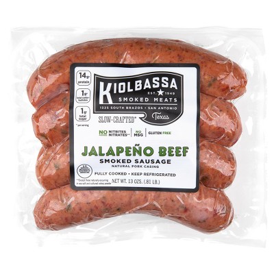 Jalapeño Pork & Beef Smoked Sausage