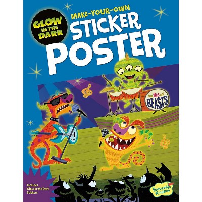 MindWare Monster Rock Show Poster Sticker Activity Book - Stickers - 3 Pieces