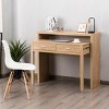 Costway Computer Desk Extendable PC Laptop Writing Study Console Table - 3 of 4