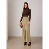 Women High Waist Casual Wide Leg Long Palazzo Pants Loose Business Work Office Slacks Trousers - 2 of 4