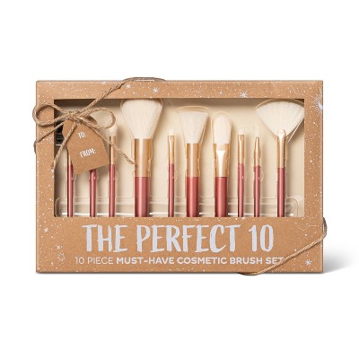 Makeup Brush Gift Set - 10pc