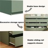SKRAN Large 6 Drawer Chest, Country Style Drawer Dresser, Engineered Wood Storage Cabinet for Nursery, Bedroom (Green) - 4 of 4