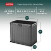 Keter Darwin Spacious Heavy Duty Organizing Storage Shed - 3 of 4