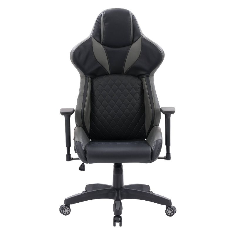 Nightshade Gaming Chair Black and Gray - CorLiving, 1 of 9