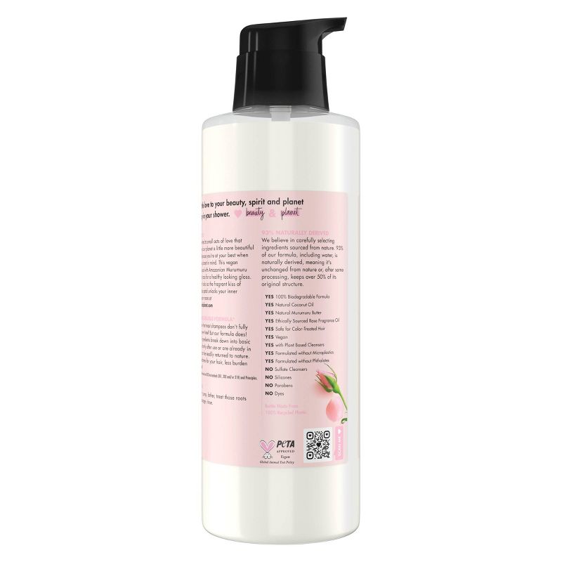 Love Beauty and Planet Sulfate Free Color Shampoo, Murumuru Butter & Rose, 4 of 18