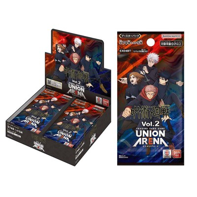 BANDAI Union Arena Card Game: Booster Box Jujutsu Kaisen Volume 2 (UEX02BT) - 16 Packs