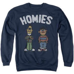 Men's Sesame Street The Bff Crewneck Sweatshirt - 1 of 4