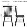 NicBex Set of 4 High Back Windsor Dining Chairs Armless Accent Side Chairs with Wood Legs for Home Kitchen - 3 of 4