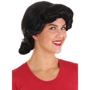 HalloweenCostumes.com One Size Fits Most Women Popeye Women's Olive Oyl Black Wig, Black - 1 of 4