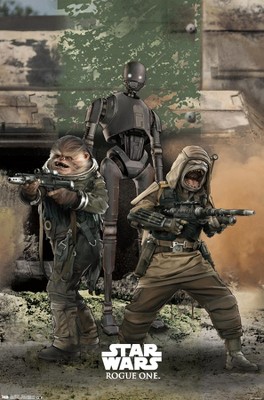Trends International Star Wars: Rogue One - Trio Unframed Wall Poster Prints