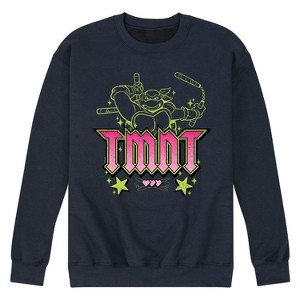 Men's - Teenage Mutant Ninja Turtles - Y2k TMNT Graphic Fleece Sweatshirt - 1 of 4