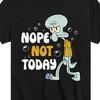 Boys' - SpongeBob SquarePants - Squidward Nope Not Today Short Sleeve Graphic T-Shirt - 2 of 4