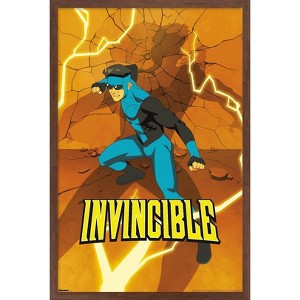 Trends International Invincible: Season 3 - Blue Suit Teaser One Sheet Framed Wall Poster Prints - 1 of 4