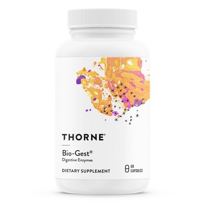 Thorne Bio-Gest - Blend of Digestive Enzymes to Aid Digestion - 60 Capsules