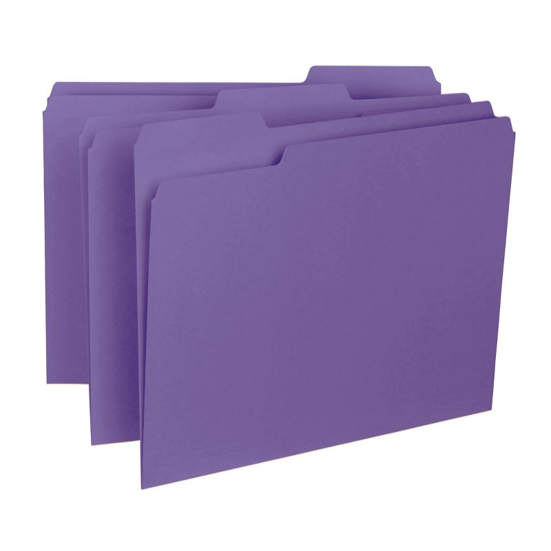 Smead Interior File Folder, 1/3-Cut Tab, Letter Size, 100 per Box, 2 of 7