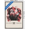 Trends International Sleep Token - Skulls And Flowers Framed Wall Poster Prints - 3 of 4