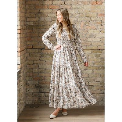 Inherit Gia Long Sleeve Maxi Dress