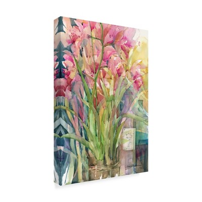 Trademark Fine Art -Annelein Beukenkamp 'Orchid Gathering' Canvas Art