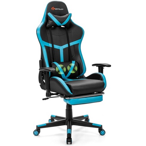 Gaming Chair Computer Racing Swivel Seat Office Chair w/ Lumbar