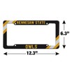 Kennesaw State Owls Corner Stripes License Plate Tag Frame - 4 of 4
