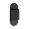 Spassway 24"H*16"W Oval Metal Medicine Cabinet Wall Mounted Bathroom Storage Cabinet with Adjustable Shelves Black - 4 of 4