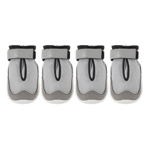Unique Bargains Breathable Dog Shoes Dog Boots Paw Protectors 4 Pcs - 1 of 4
