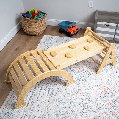 Avenlur Maple 5-in-1 Montessori Climbing Set with Slide and Rocker