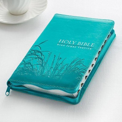 KJV Standard Size Thumb Index Edition - (Leather Bound)