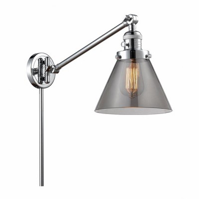 Cone - 1 Light Swing Arm Wall Sconce In Industrial Style-25 Inches Tall and 8 Inches Wide