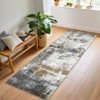 Washable Living Room Rug Non Slip Low Pile Area Rug Soft Foldable Accent Carpet for Bedroom Home Office Dining Room - 2 of 4