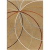 Hauteloom Davison Brown Geometric Modern Wool Rug - 3 of 4