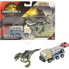 Matchbox Jurassic World Rebirth Dino Transporter Toy Car or Truck and 1-2 Mini Dinosaurs (Styles May Vary) - 3 of 4