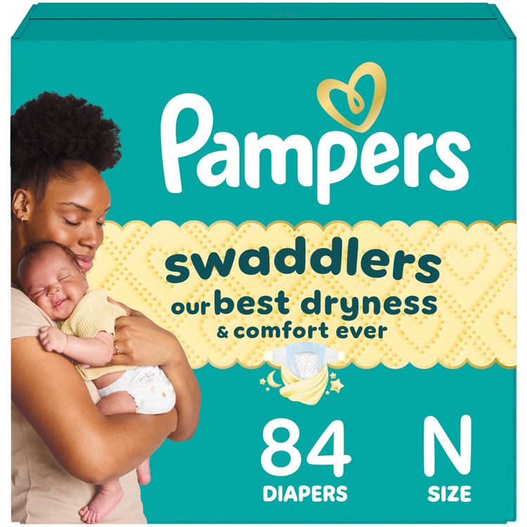Pampers Swaddlers Sensitive Disposable Diapers - (Select Size and Count), 1 of 16
