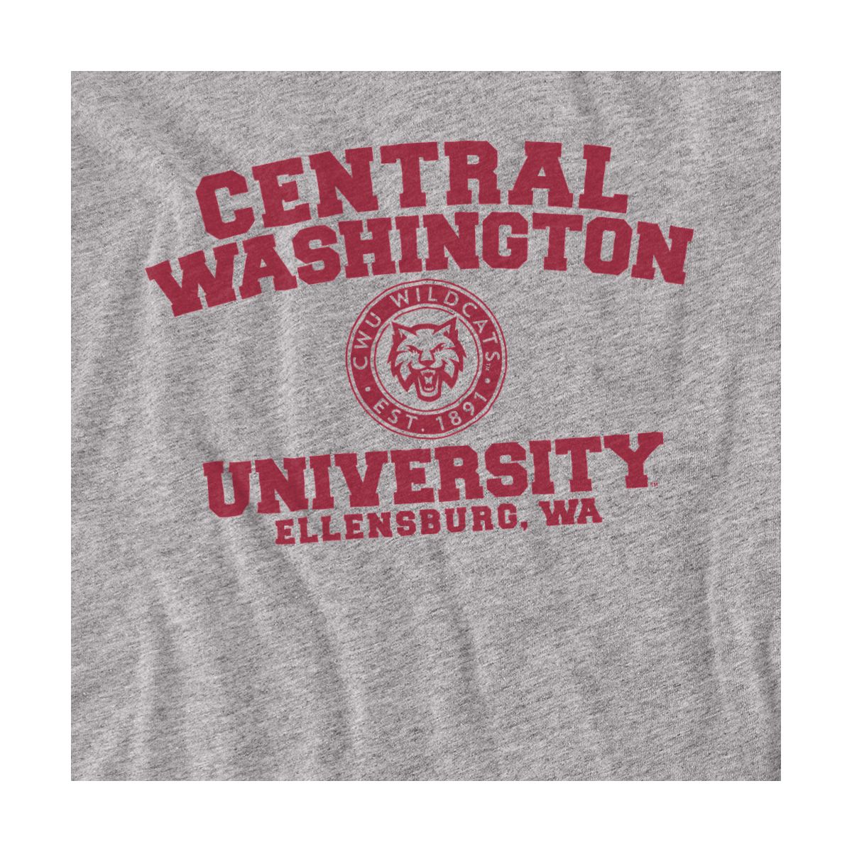 Men's Central Washington University Official Circle Logo T-Shirt - thumbnail 2