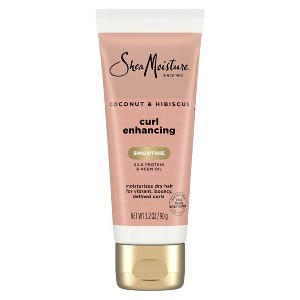 SheaMoisture Smoothie Curl Enhancing Cream for Thick Curly Hair Coconut and Hibiscus - 1 of 4
