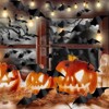 Halloween Bat Costume Stickers Scary Charming Design Quick Stick Peel Off Water Resistant Long Lasting Great for Kids Adults Parties Halloween Night - 4 of 4