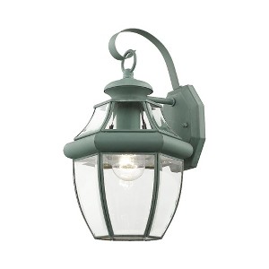 Livex Lighting Monterey 1 - Light Wall Light in  Verdigris - 1 of 2
