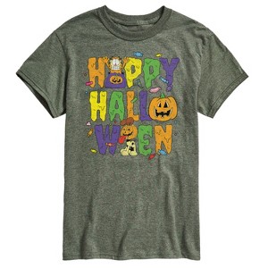 Men's - Garfield - Happy Halloween Odie and Garfield Short Sleeve Graphic T-Shirt - 1 of 4