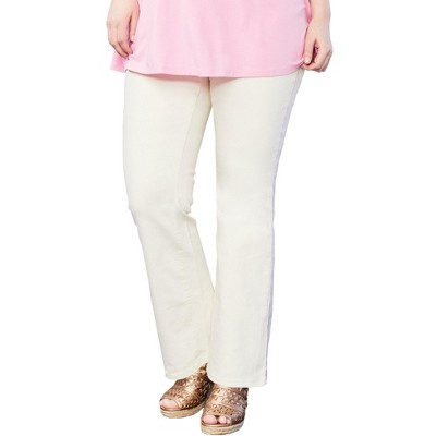 June + Vie by Roaman's Women's Plus Size Curvie Fit Bootcut Jeans