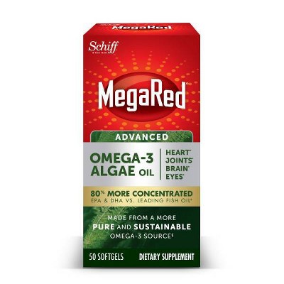 Megared Advanced Omega-3 Algae Oil SGC 50 Ct