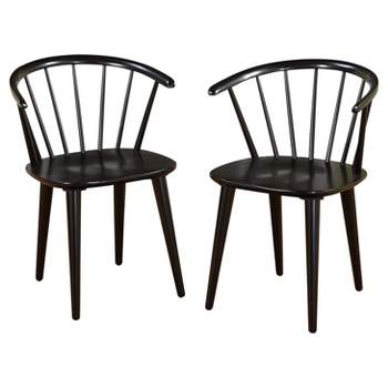 Set of 2 Florence Contemporary Windsor Dining Chairs - Buylateral