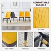 PAGED Dining Chairs Set of 2, Modern Kitchen Chair with Metal Legs and Sponge Filling, PU Leather Living Room Chair for Dining Room - 3 of 4
