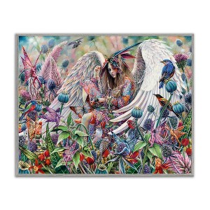 Stupell Industries Angel & Fairies Vivid Meadow, 20" x 16" - 1 of 4
