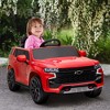 Aosom Licensed Chevrolet TAHOE Electric Car for Kids with Remote Control, 12V Battery Powered Ride On Car with LED Lights, MP3, Horn, Music - 3 of 4