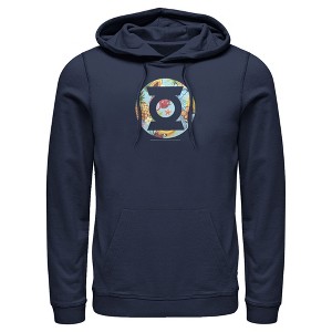 Men's Justice League Dragon Fruit Logo Pull Over Hoodie - 1 of 3